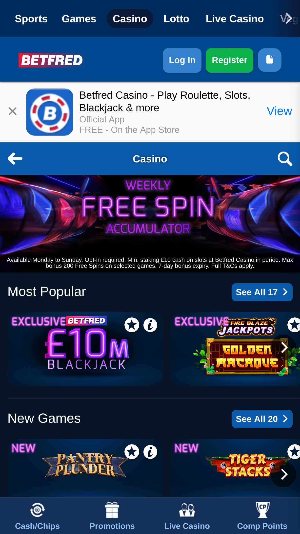 betfred app Screenshot betfred app Screenshot