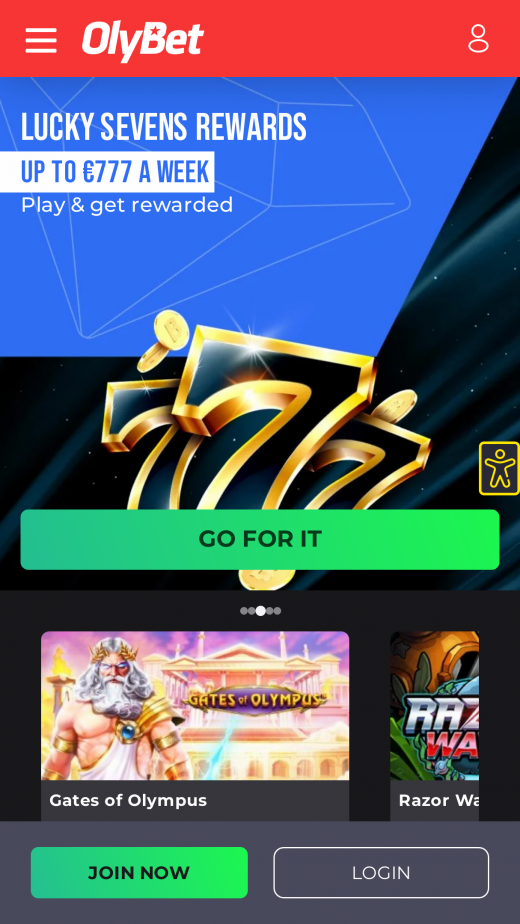 OlyBet app Screenshot