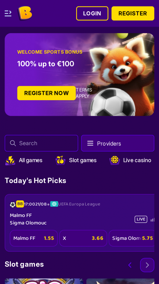 Bonusbet Apps Screenshot