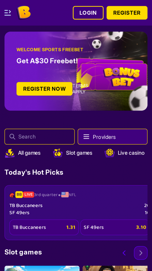Bonusbet Apps Screenshot