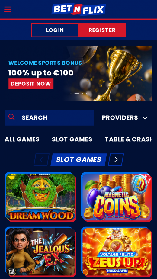 BetNFlix Apps Screenshot