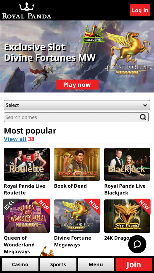 Royal Panda Casino Apk Download