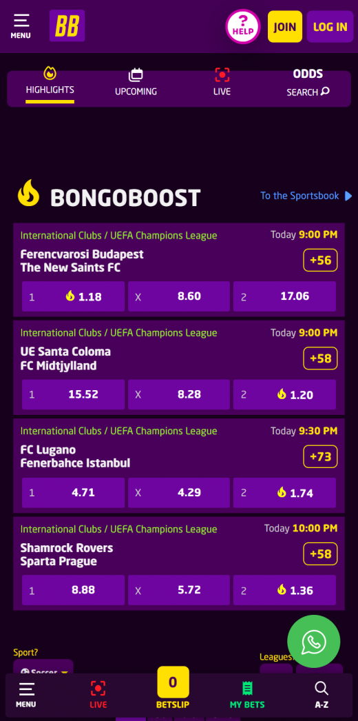 Bongobongo apps Screenshot