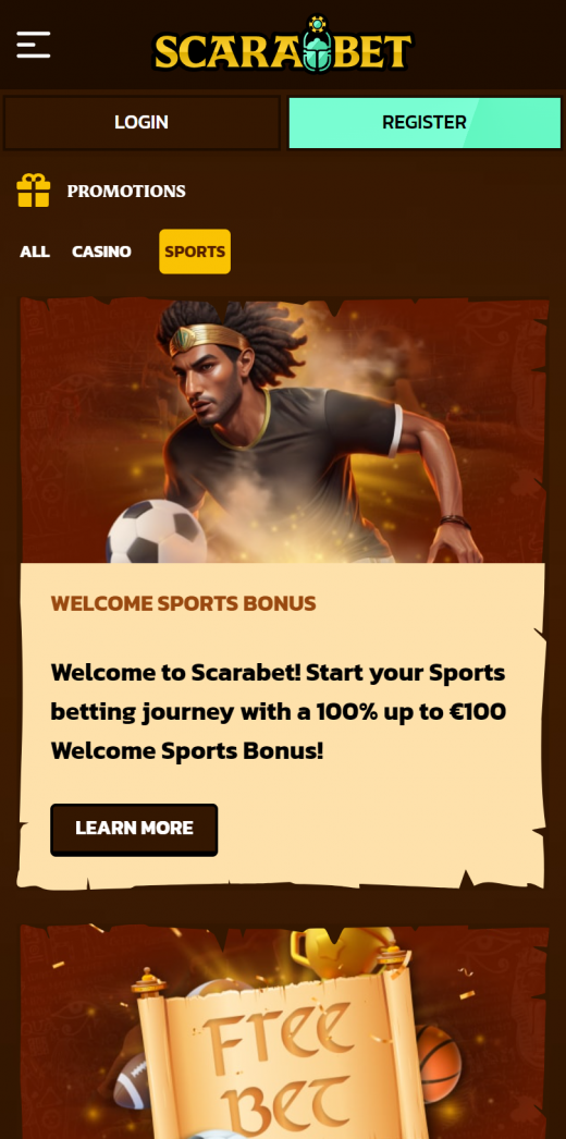 Scarabet Apps Screenshot