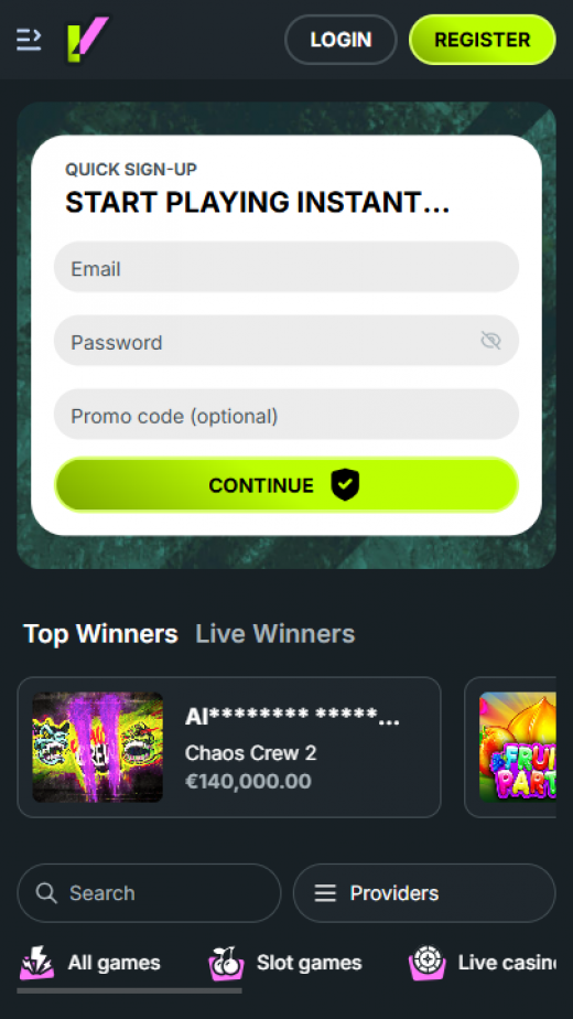 Evobet apps Screenshot